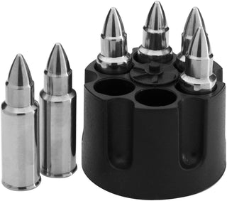 Whiskey Stones Bullets Stainless Steel Premium Barware Gift Elegant Drinkware Collection