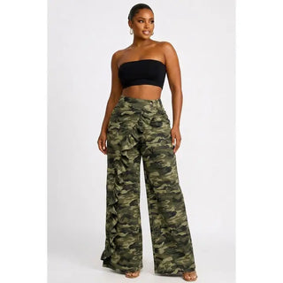 Rough & Ruffles Camo Pants