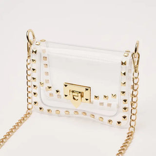 The Jackie Stadium Bag - Gold