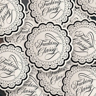 Classy Sticker