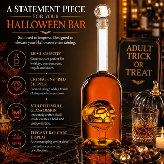 Skull Bottle Premium Barware Gift Elegant Drinkware Collection