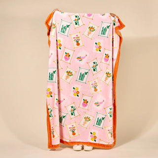 It's Mahj Time Snuggle Up Plush Blanket