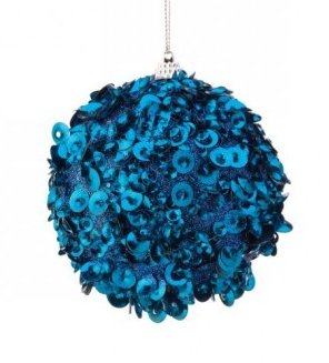 4" GLAMOUR SEQUIN BALL ORNAMENT - Boutique Bella BellaChristmas Ornament