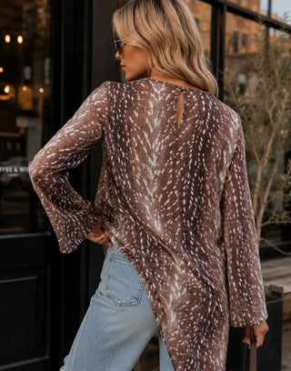 Deer Darling Satin Tunic