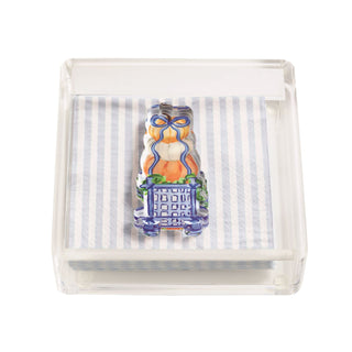 Stripe Topiary Napkin Caddy Set