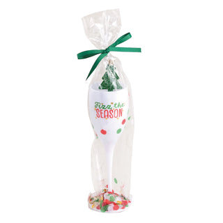Christmas Champagne Flute