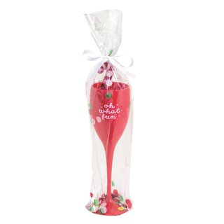 Christmas Champagne Flute