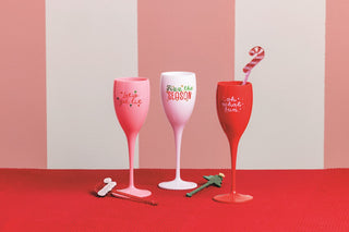 Christmas Champagne Flute
