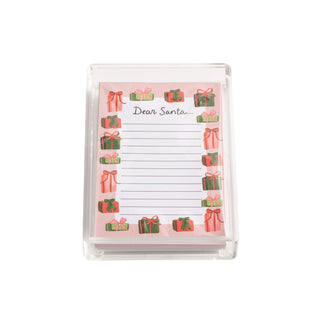 Dear Santa Notepad & Caddy Set