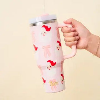 40oz Take Me Everywhere Santa Tumbler - Boutique Bella BellaTumbler