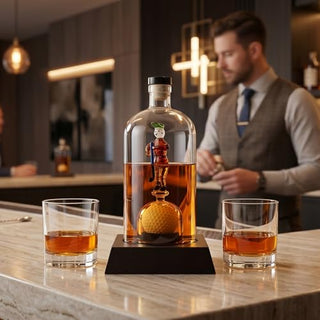 Golfer Decanter Whiskey Decanter Golf Gifts For Both Men Women Golf Accessories Golf