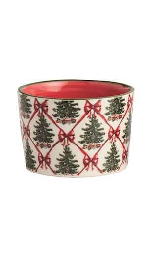 Tartan Christmas Tidbit Dishes - Assorted