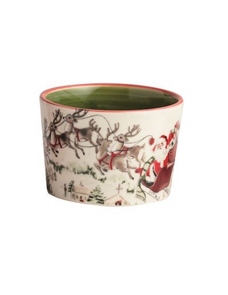 Tartan Christmas Tidbit Dishes - Assorted