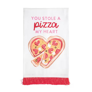 Pizza My Heart Tinsel Towel
