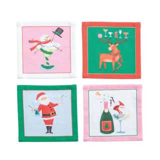 Snowman Holiday Cocktail Napkin Set