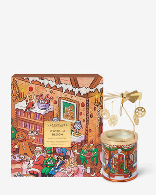 Glasshouse Kyoto In Bloom Candle & Spinning Carousel