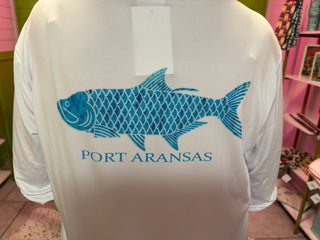 Port Aransas Tarpon Shirt - Blue