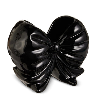 9.5" Black Bow Container