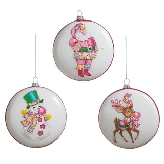 5" Bubblegum Blowin' Disc Ornament
