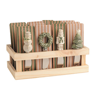 White Christmas Figural Spreader - Assorted