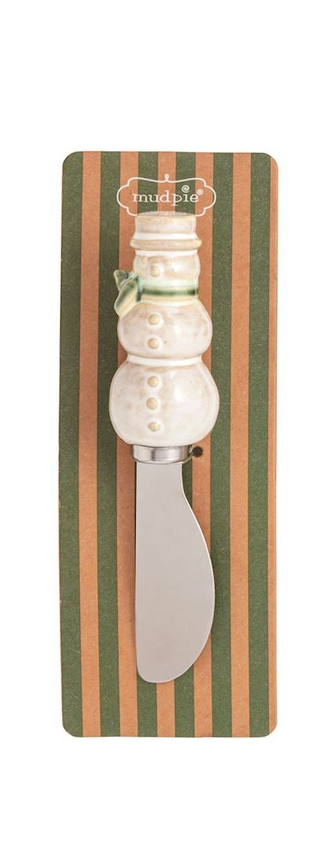 White Christmas Figural Spreader - Assorted