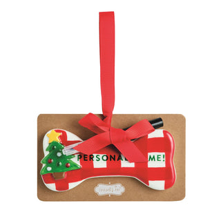 Personalize Me Dog Bone Ornament Sets - Assorted