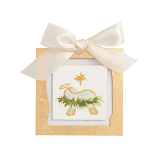 Gold Painted Acrylic Ornament - Assortment