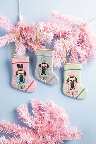 Mini Nutcracker Stockings - Assorted