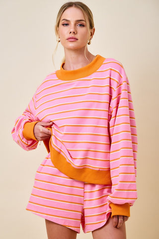 Sunset Crush Stripe Short
