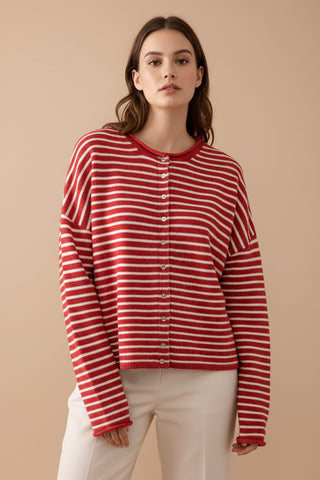 Ruby Lane Striped Knit Sweater