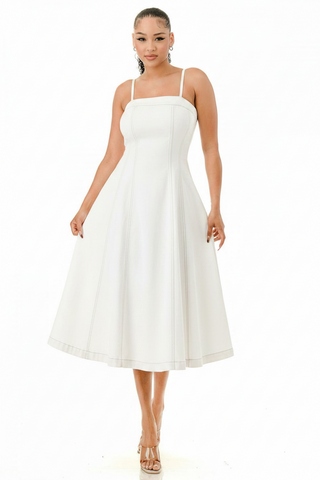 The Weekend Belle Dress - White