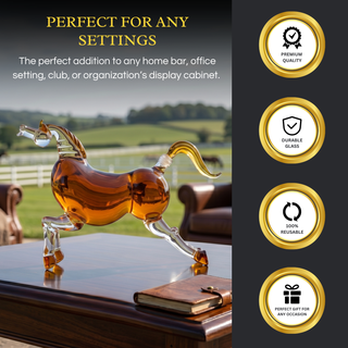 Horse Decanter Premium Barware Gift Elegant Drinkware Collection