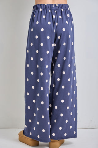 Navy Cozy Confetti Pants