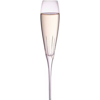 Paris Collection Crystal Pink Flutes Wine Glasses Champagne Prosecco Flute 8 5 Oz Set Of 4 The Wine