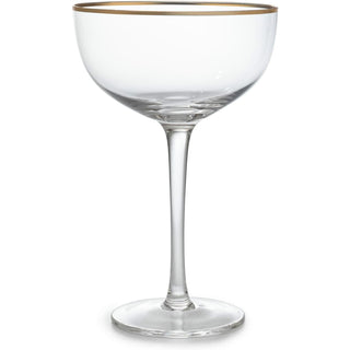 Art Deco Coupe Glasses Set Of 4 12 Oz Classic Cocktail Glassware For Champagne Martini Manhattan Cos