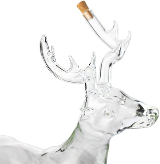 Reindeer Whiskey Decanter Premium Barware Gift Elegant Drinkware Collection