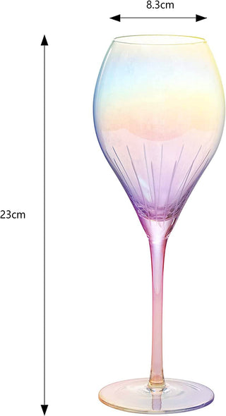 Parisian Performance Glassware French Paris Collection Crystal Pink Glasses Red White Wines The Wine