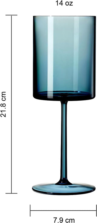 Unbreakable Stemmed Square Tritan Acrylic Premium Barware Gift-WS