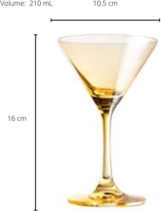 Colored Coupe Glasses Set Of 6 7 Oz Classic Cocktail Glassware For Champagne Martini Manhattan Cosmo