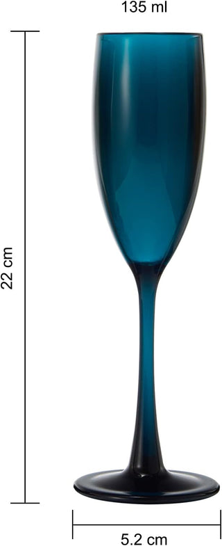 Unbreakable Pastel Color Acrylic Champagne Flutes Glasses Set Of 6 European Style Toasting Cups 100