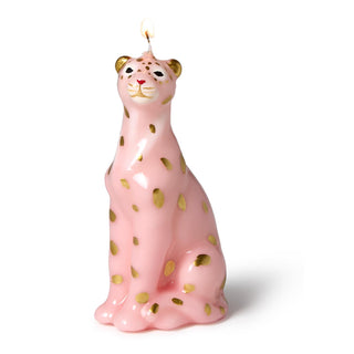 Pink Leopard High Gloss Sculpted Candle