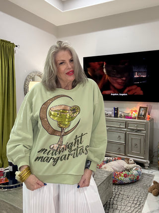 QOS Licensed Green Midnight Margarita Sweatshirt