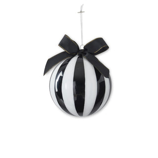 Merry in Monochrome Round Ornament
