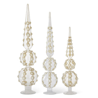 Golden Pearl Elegance Finials - Assorted