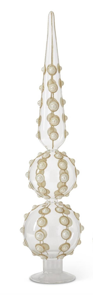 Golden Pearl Elegance Finials - Assorted