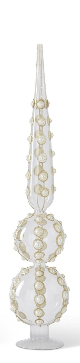 Golden Pearl Elegance Finials - Assorted
