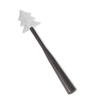 7.5 Foot Pre Lit Flocked Christmas Tree w/Magic Wand