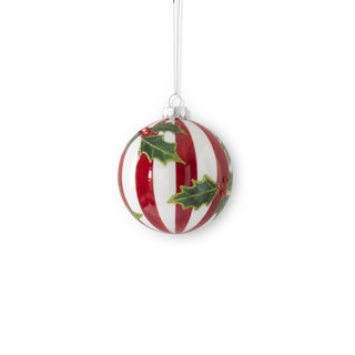 Holly Jolly Stripe Ornament
