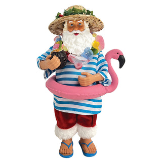 10″ Swimming Santa