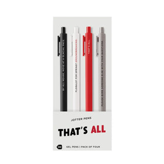 Jotter Sets 4 Pack That's All